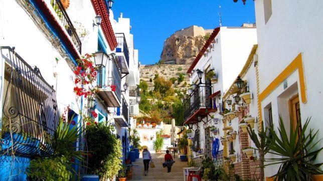 Centrico Y Espacioso Piso En Barrio Tranquilo Alicante Dış mekan fotoğraf